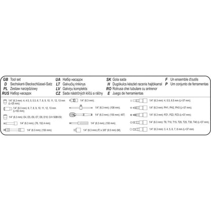 Set Trusa clicker de Scule 56 Piese